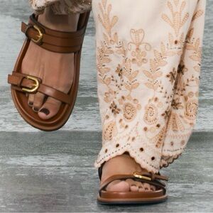Zara Buckled Sandals